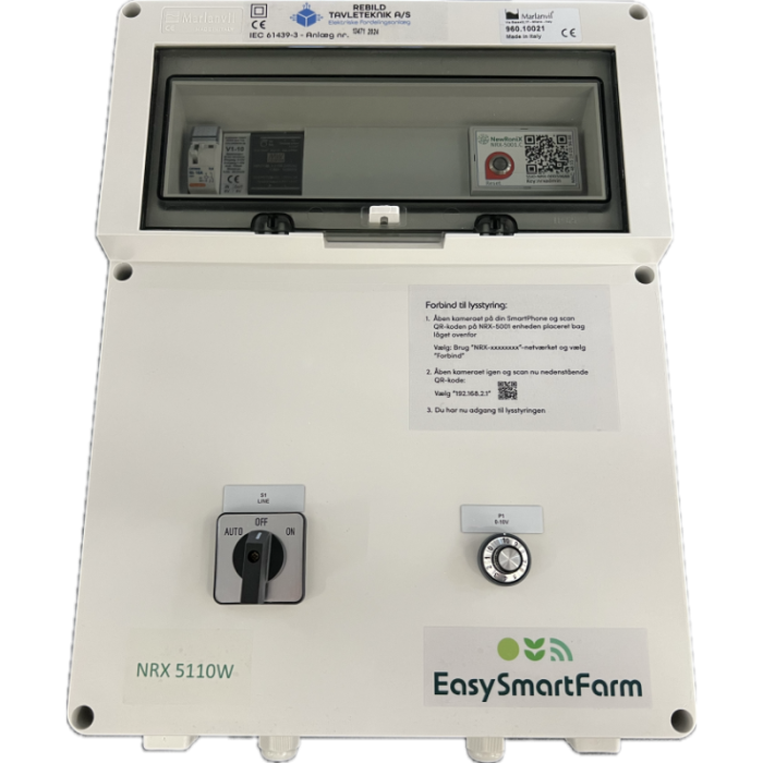 NRX 5210W PRO BOX Ljuskontroll 1 x 0-10V  NRX 5210W PRO BOX Ljuskontroll 1 x 0-10V